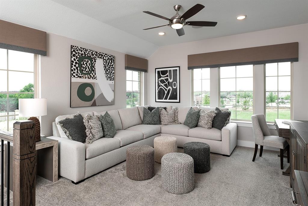 2216 Shady Elm Road Midlothian, TX 76065 - Photo 6 of 16 a living room with furniture and a large window