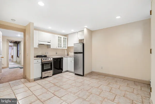 a view of an empty room