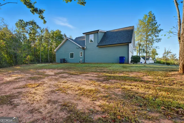 a house with a garden