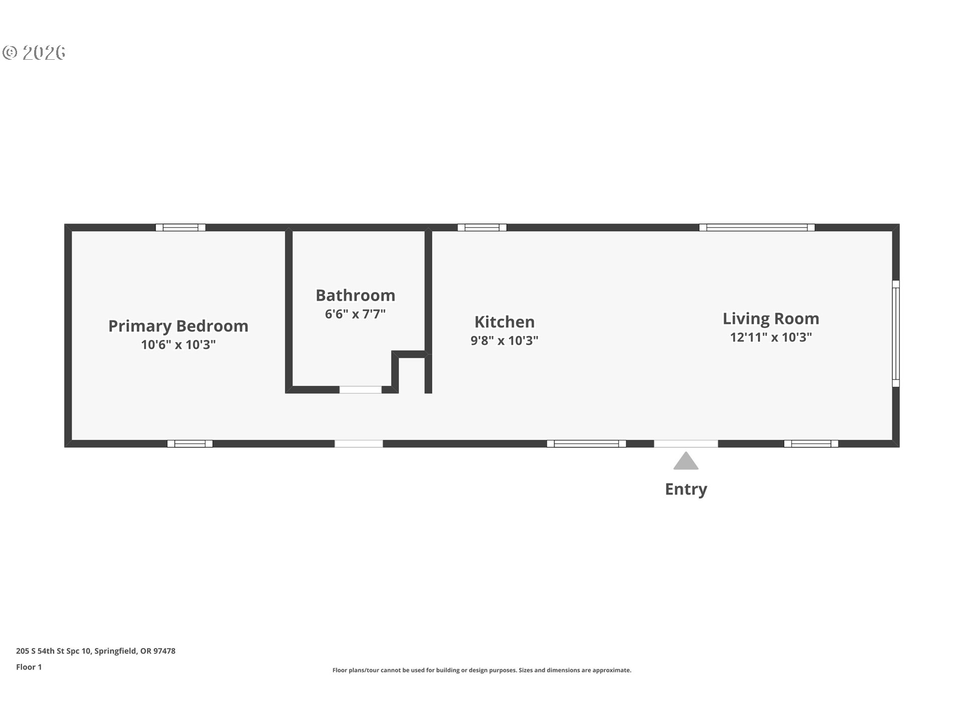 205 South 54th Street, Unit 10 Springfield, OR 97478 - Photo 42 of 42 Floor Plan