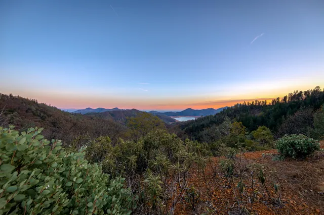 a view of a backyard of the house