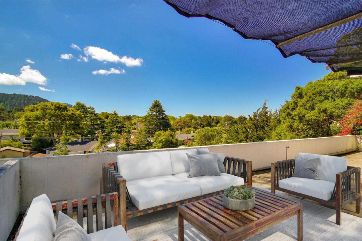3435 Rio Road Carmel, CA 93923 - Photo 19 of 69 a view of city from balcony with seating space