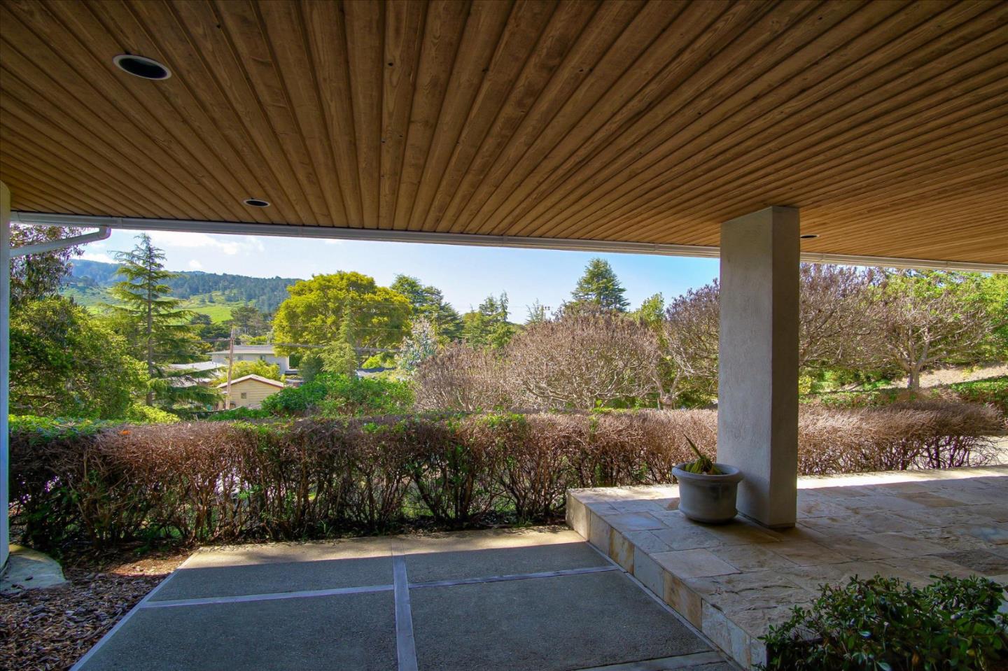 3435 Rio Road Carmel, CA 93923 - Photo 24 of 69 a view of a back yard from a patio
