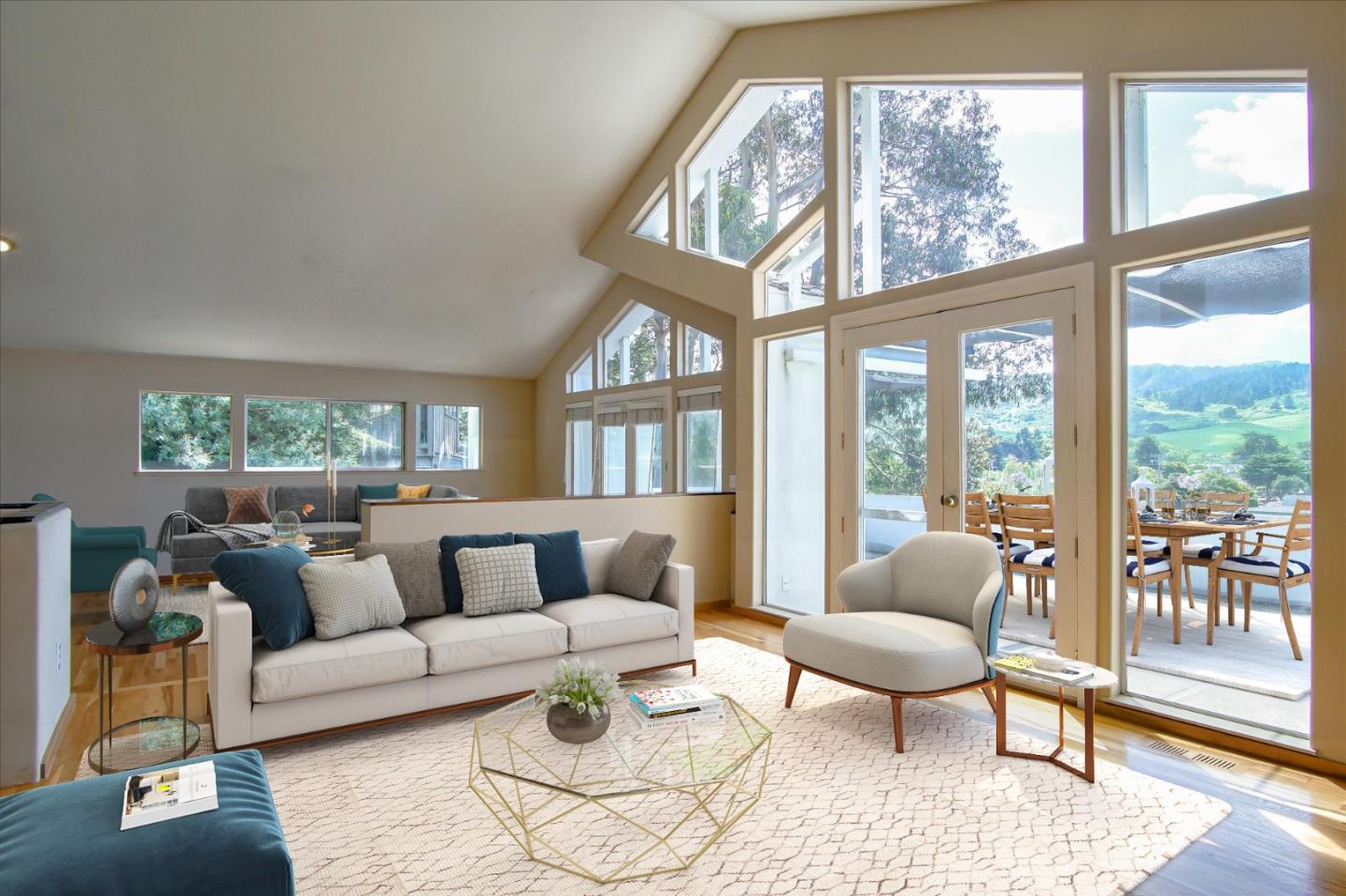 3435 Rio Road Carmel, CA 93923 - Photo 7 of 69 a living room with furniture and a large window