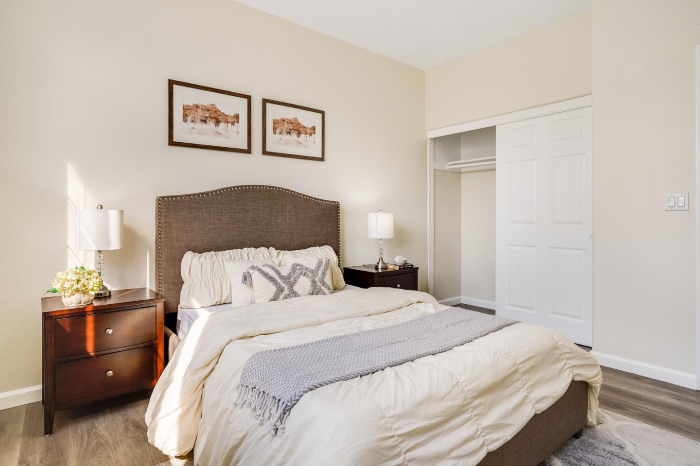 330 Titan Way Hercules, CA 94547 - Photo 34 of 37 a bedroom with a bed and painting on the wall