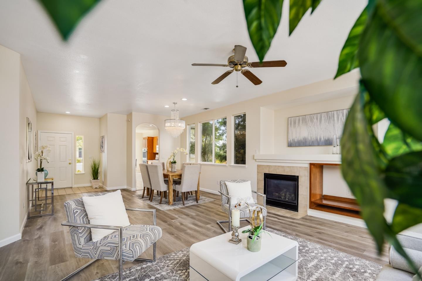 330 Titan Way Hercules, CA 94547 - Photo 6 of 37 a living room with furniture and a fireplace