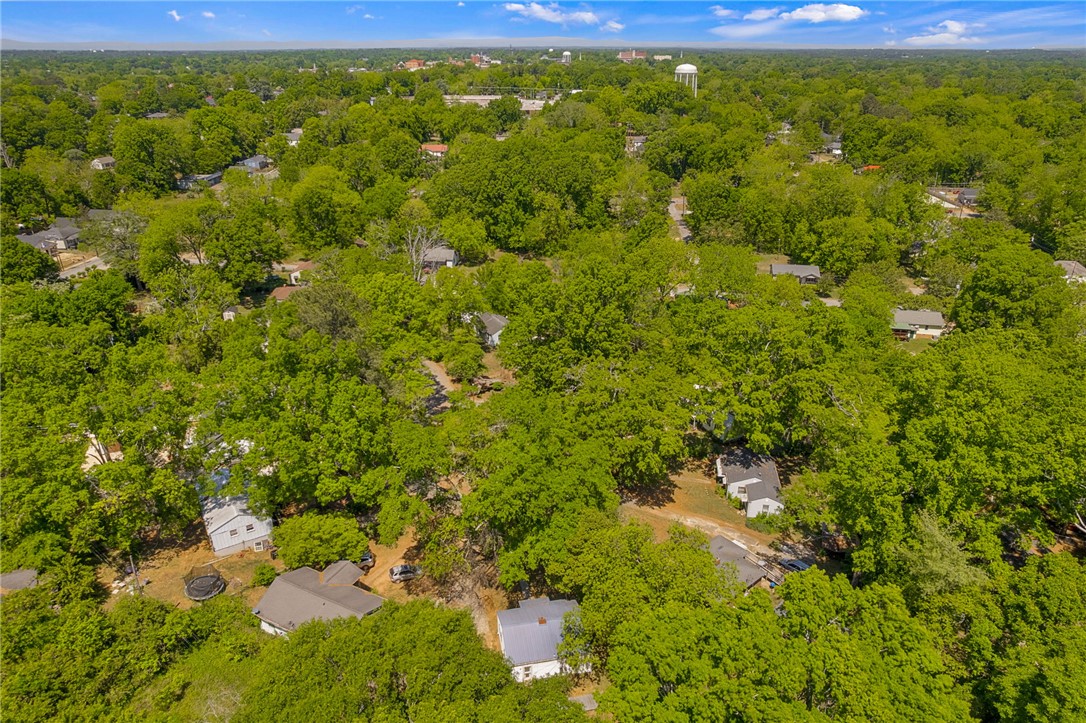 1616 Meadow Brook Circle Anderson, SC 29624 - Photo 24 of 24 An aerial perspective reveals a serene, tree-canopied neighborhood with a distant urban presence.
