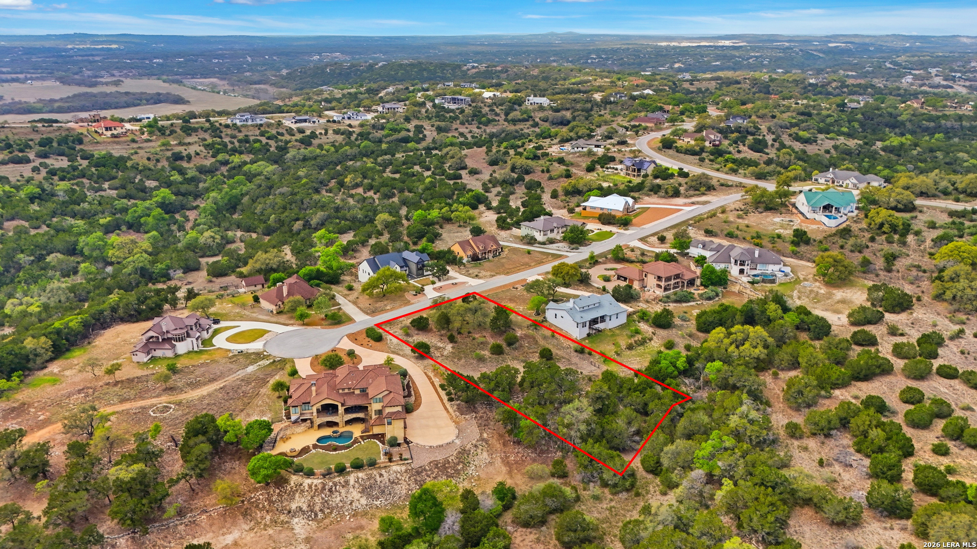 1033 Bluewater Place Spring Branch, TX 78070 - Photo 13 of 25 an aerial view of residential houses with outdoor space
