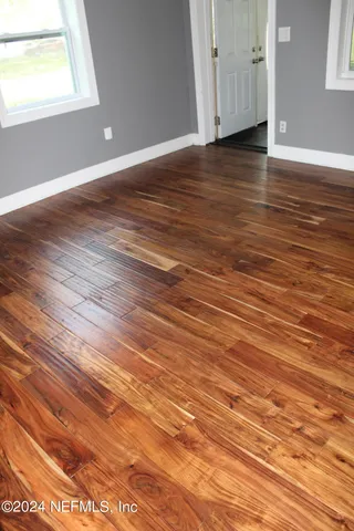 a view of wooden floor