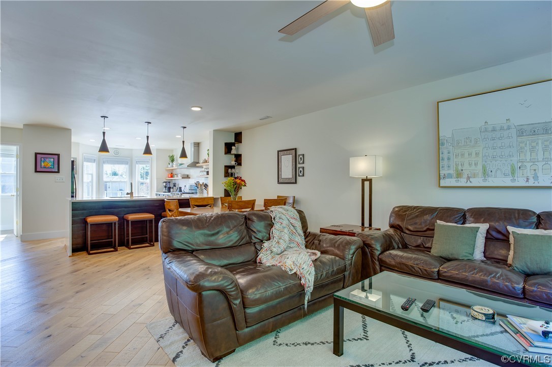 13312 Ridgemoor Lane Midlothian, VA 23114 - Photo 12 of 38 Great room open to dining room and kitchen. Lots o