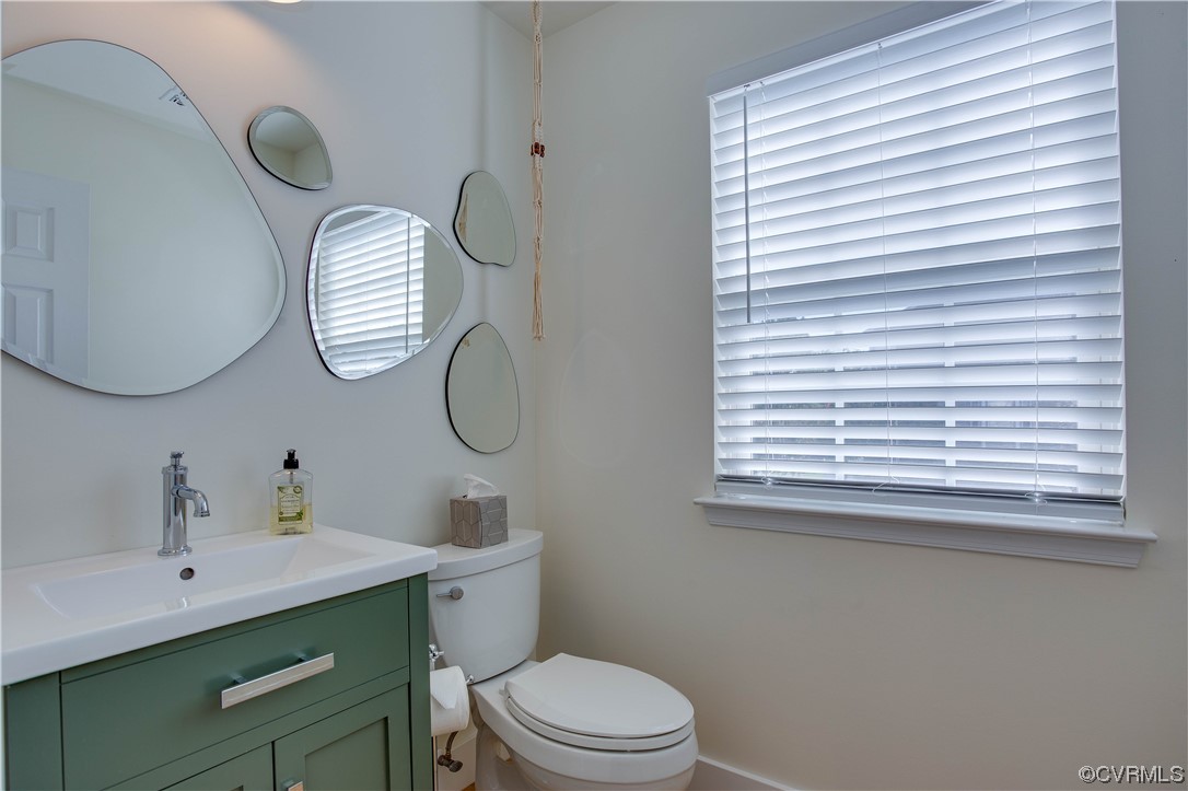 13312 Ridgemoor Lane Midlothian, VA 23114 - Photo 23 of 38 Remodeled powder room with luxury vanity