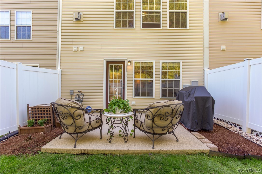 13312 Ridgemoor Lane Midlothian, VA 23114 - Photo 34 of 38 Patio within fully fenced yard.