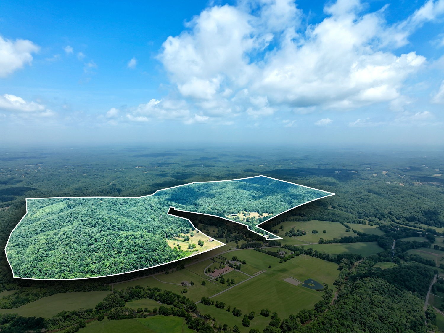 5185 Old Harding Road Fairview, TN 37062 - Photo 5 of 38 an aerial view of a residential houses with outdoor space and street view