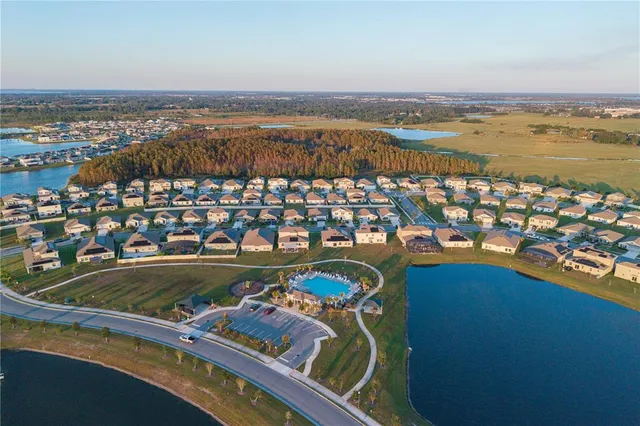 a view of city and ocean
