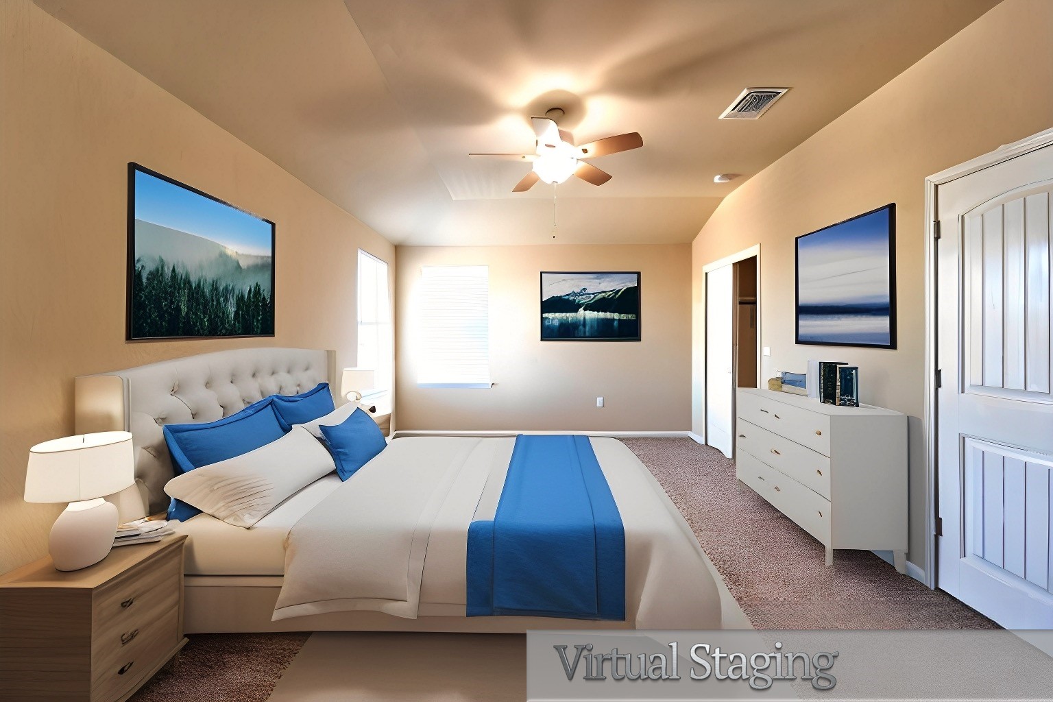 1409 Brooks Way Leander, TX 78641 - Photo 12 of 25 Master Bedroom (virtual staging)