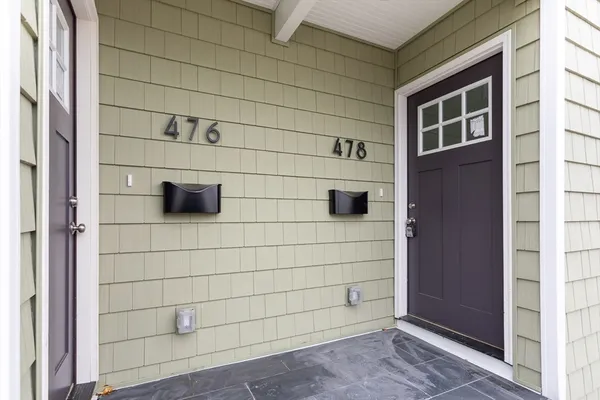 a view of front door