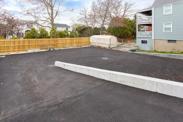 a view of a terrace with outdoor space