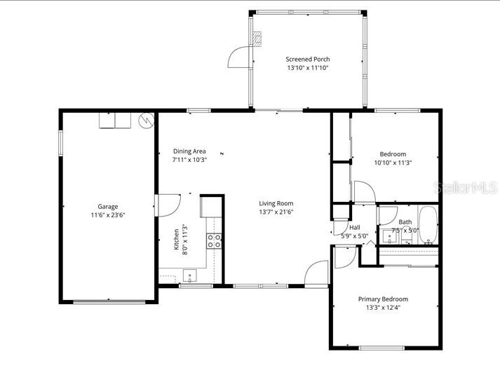 543 Silver Course Court Ocala, FL 34472 - Photo 21 of 21 a picture of a floor plan