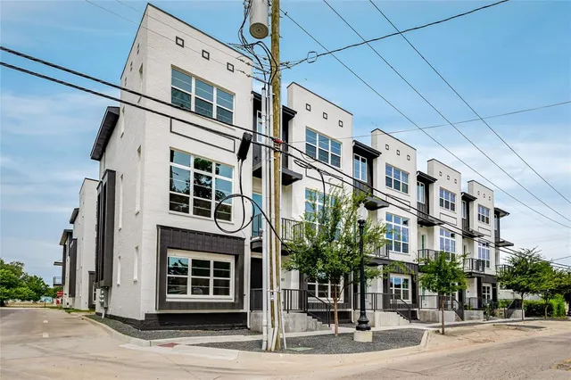 a front view of a building