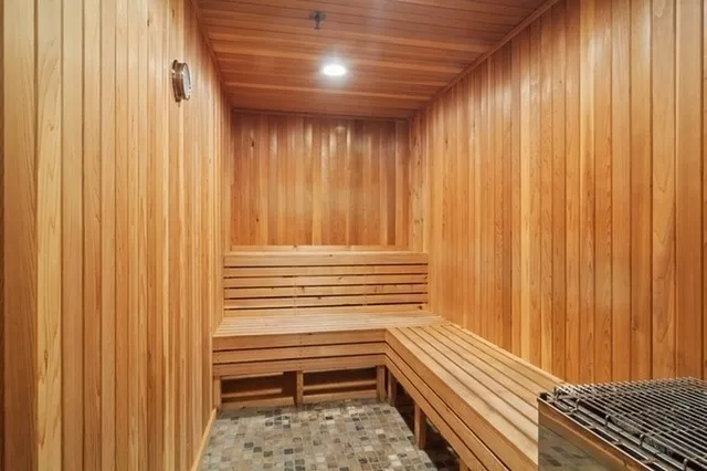 a view of a room with stairs and furniture