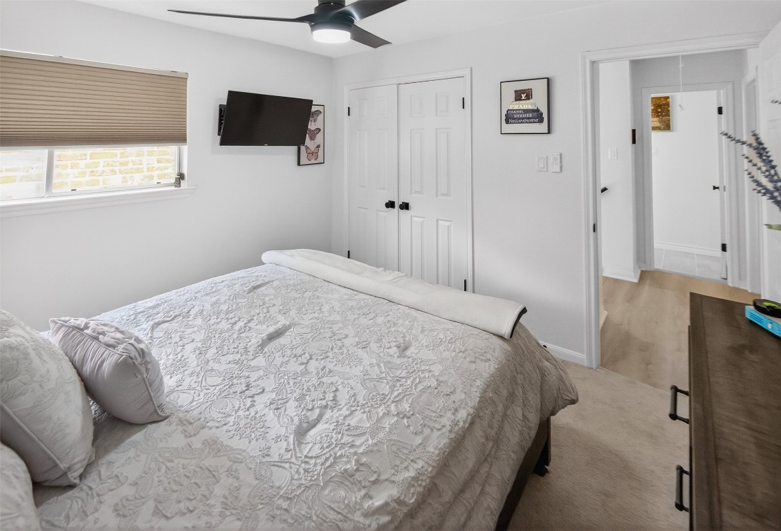 511 Enchanted Lane Spring, TX 77388 - Photo 33 of 38 a bedroom with a bed and a tv