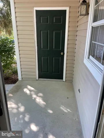 a view of front door