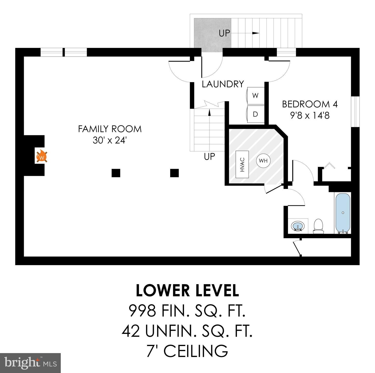 8824 Jandell Road Lorton, VA 22079 - Photo 46 of 46 Floorplan - lower level