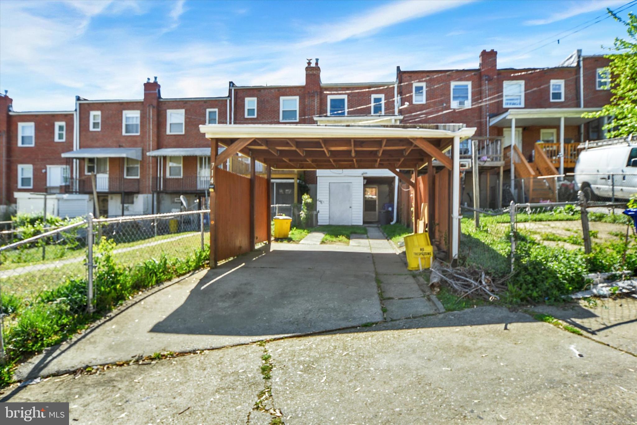 714 Bethnal Road Baltimore, MD 21229 - Photo 32 of 34 Concrete carport