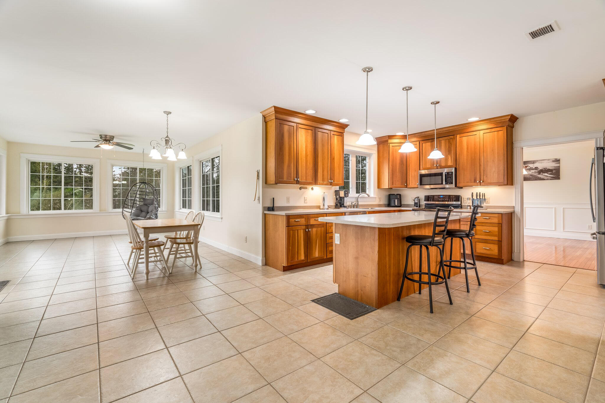 104 Main Trail Hampden, ME 04444 - Photo 13 of 50 Kitchen and Sunroom