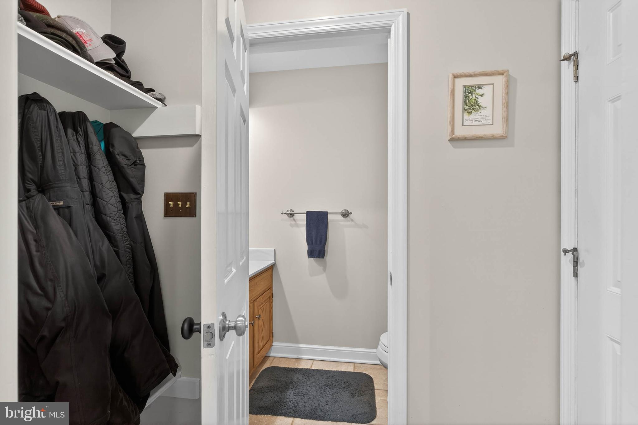 35 Old Post Lane Lititz, PA 17543 - Photo 21 of 61 a bathroom with a sink and glass door