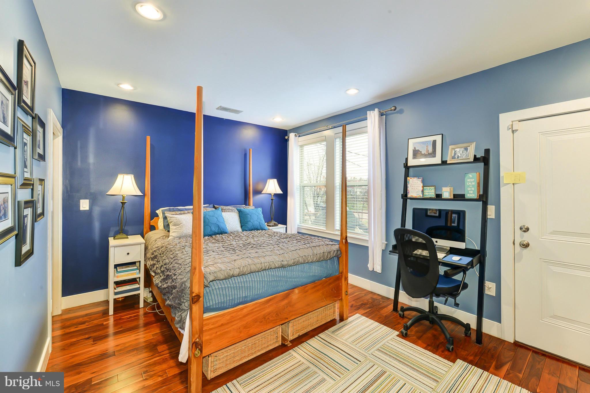 1630 D Street Southeast, Unit 3 Washington, DC 20003 - Photo 13 of 23 Rear bedroom w/private deck