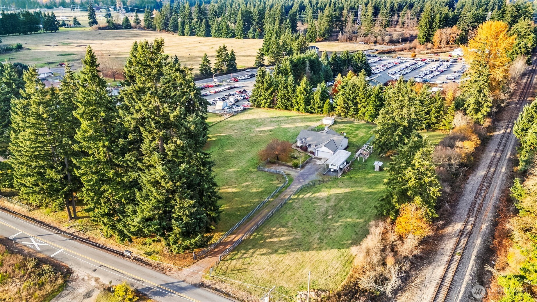 9117 336th Street South Roy, WA 98580 - Photo 22 of 38 a view of a yard with plants