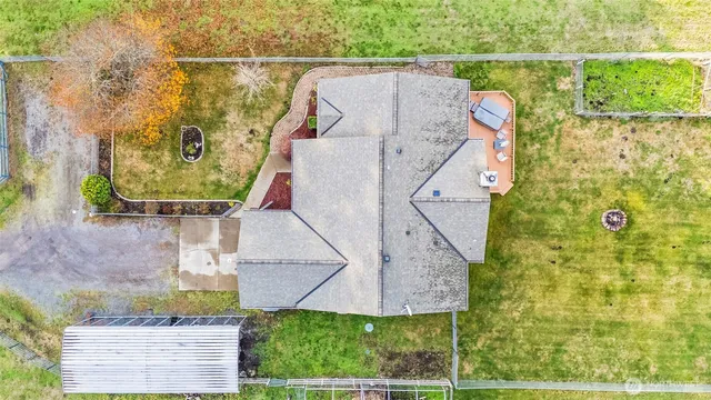 a view of a balcony with trees