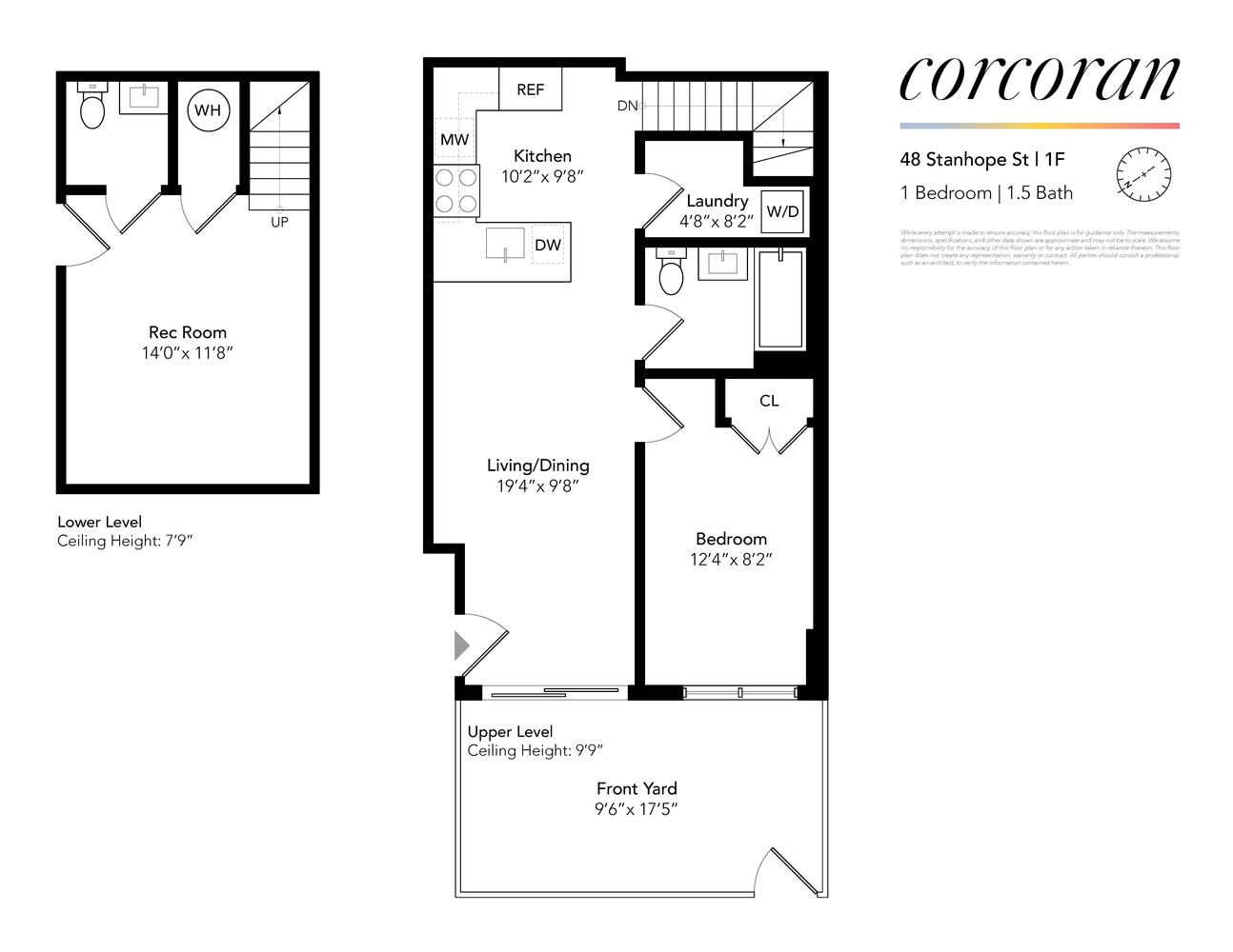 48 Stanhope Street, Unit 1F Brooklyn, NY 11221 - Photo 11 of 11 a picture of a bench in front of a wall