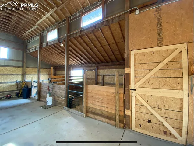 a view of storage and utility room