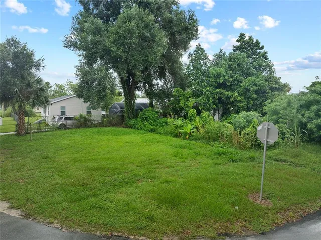 a view of house with backyard