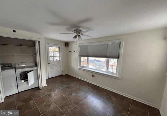 137 Repaupo Station Road Swedesboro, NJ 08085 - Photo 8 of 17 an empty room with windows and ceiling fan