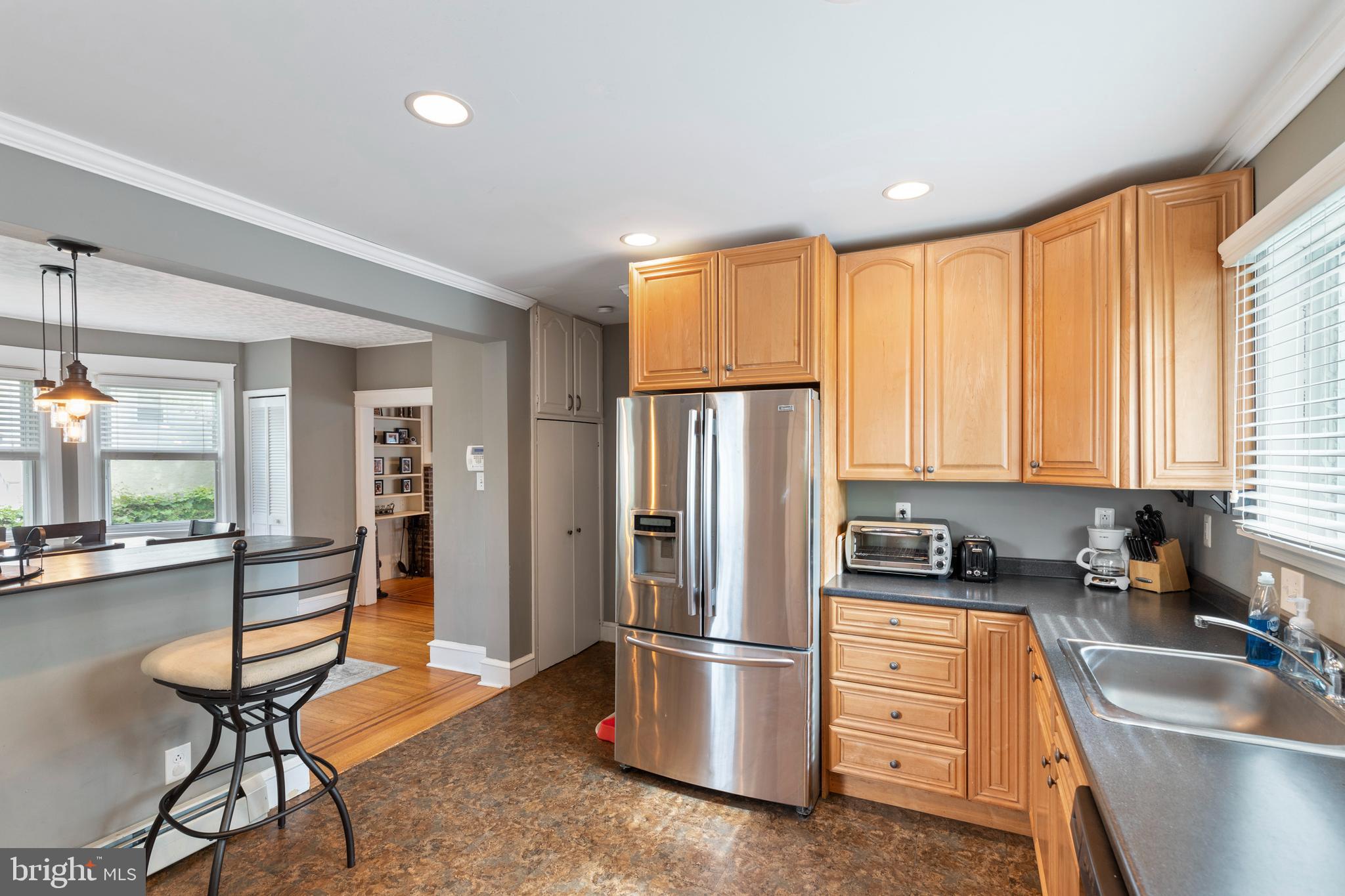 312 South State Road Upper Darby, PA 19082 - Photo 2 of 37 a kitchen with stainless steel appliances granite countertop a refrigerator and a sink