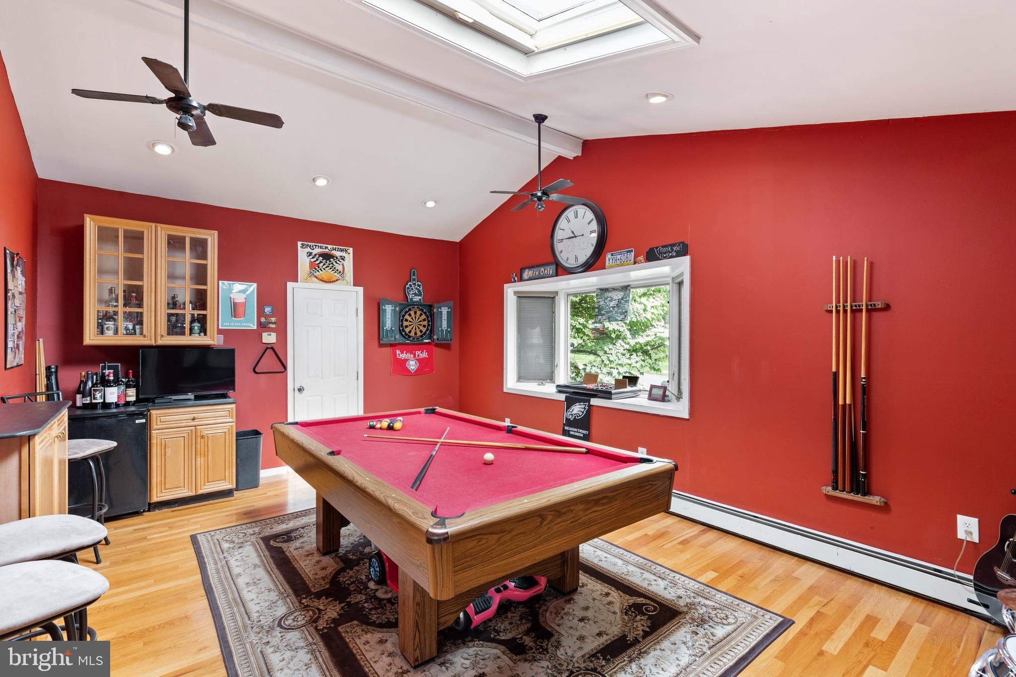 312 South State Road Upper Darby, PA 19082 - Photo 17 of 37 a room with pool table and windows