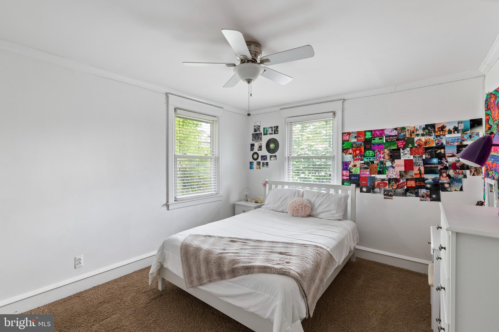 312 South State Road Upper Darby, PA 19082 - Photo 18 of 37 a bedroom with a bed and a window