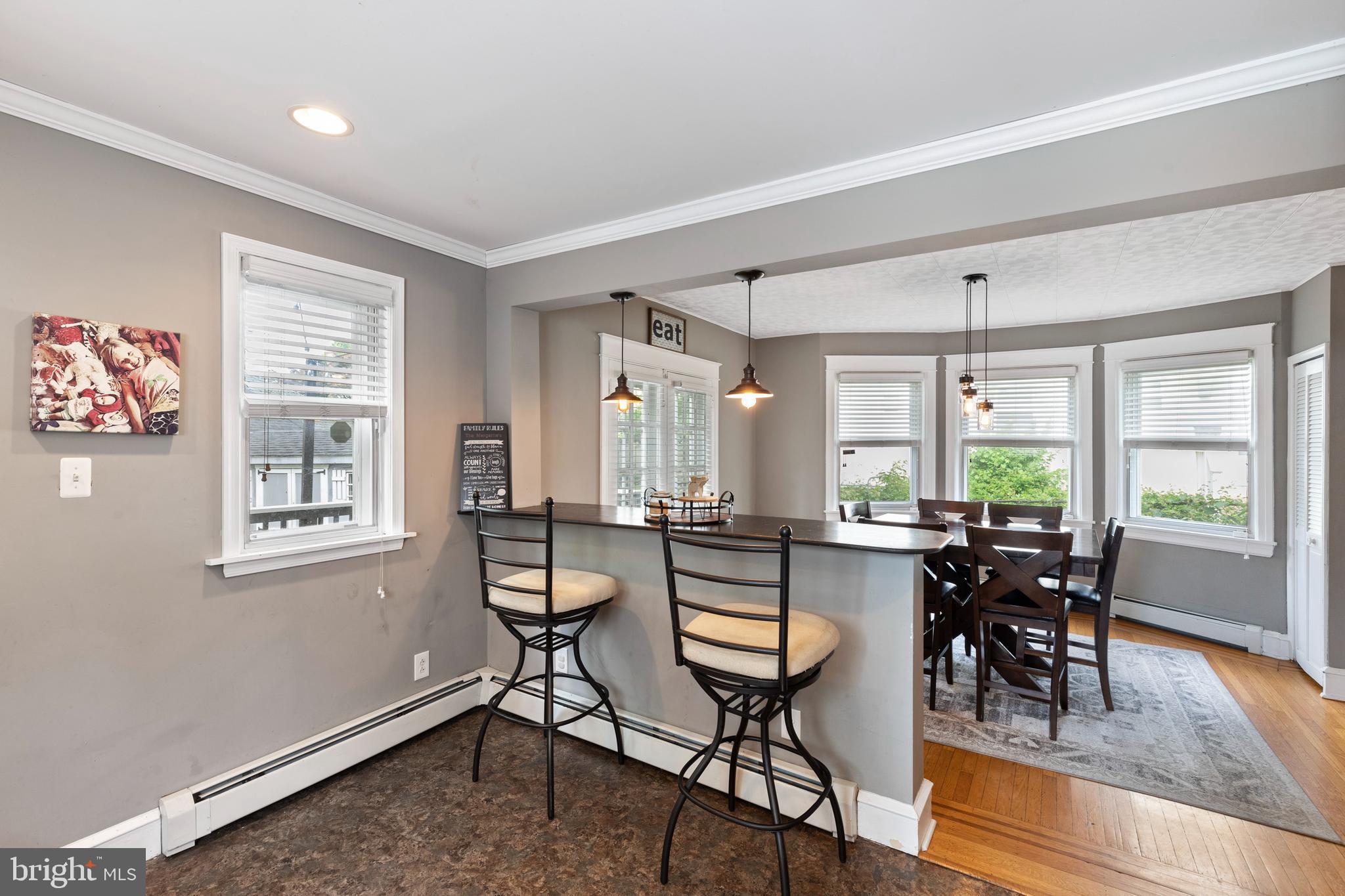 312 South State Road Upper Darby, PA 19082 - Photo 3 of 37 a view of a dining room with furniture window and outside view