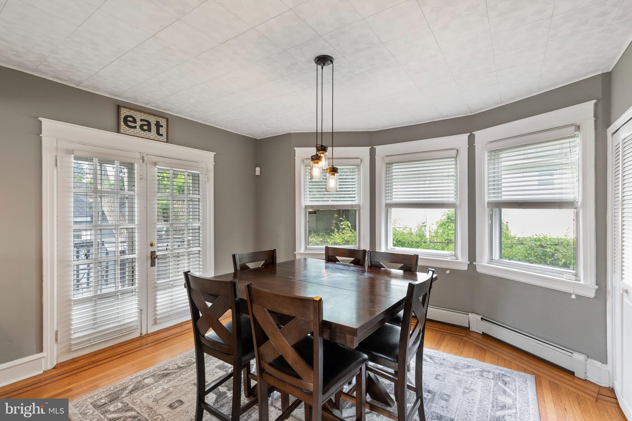 312 South State Road Upper Darby, PA 19082 - Photo 5 of 37 a view of a dining room with furniture window and outside view