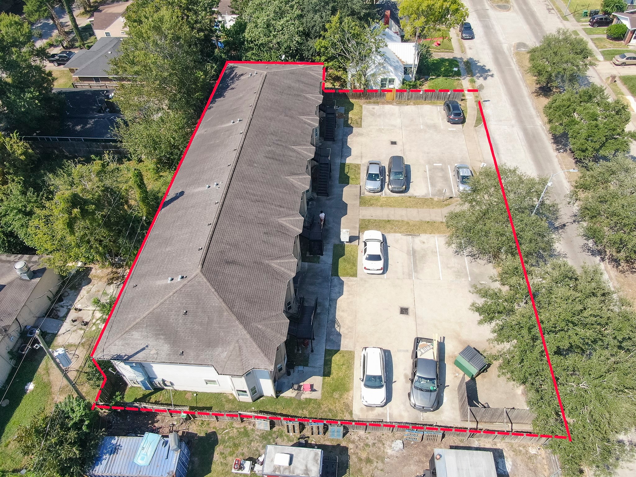 3238 Alabama Street, Unit 2 Houston, TX 77004 - Photo 15 of 15 an aerial view of a house with outdoor space