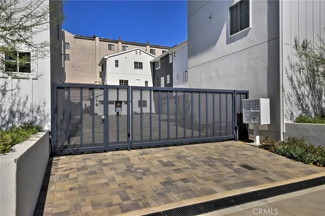 a view of wooden fence