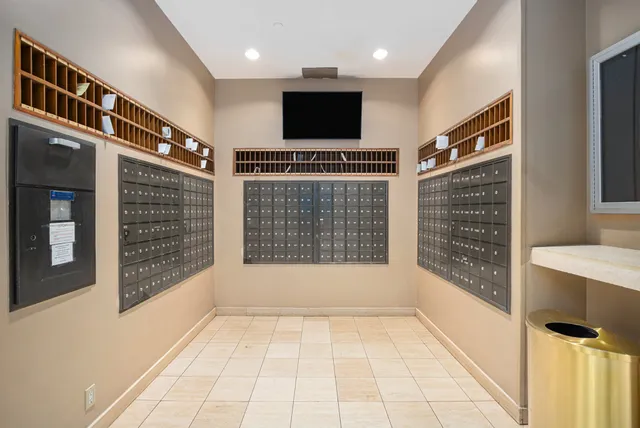 a view of pool with outdoor seating