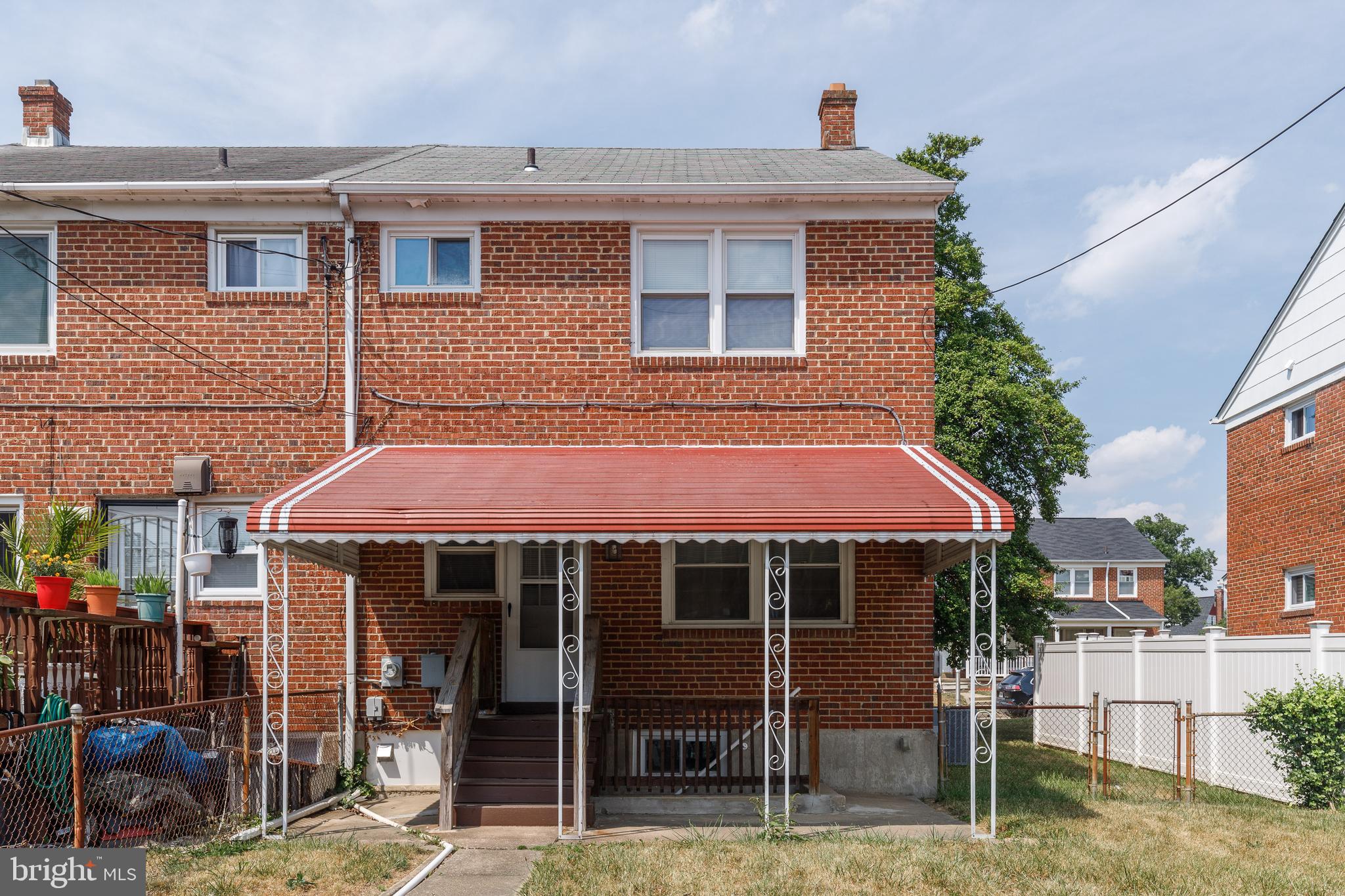 1123 Hollen Road Baltimore, MD 21239 - Photo 36 of 50 Dovered Rear Patio