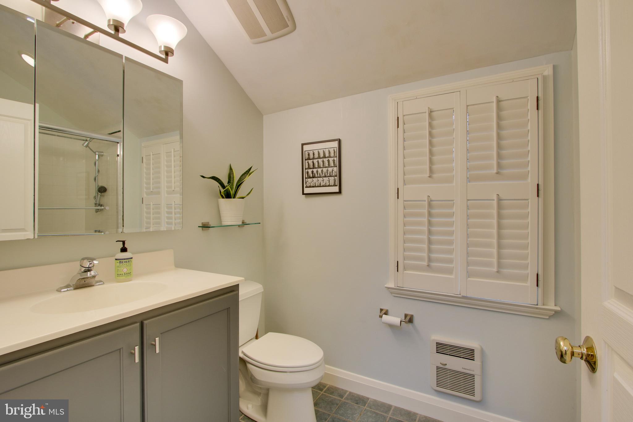 417 Alabama Road Baltimore, MD 21204 - Photo 34 of 47 Master bath: plantation shutters.