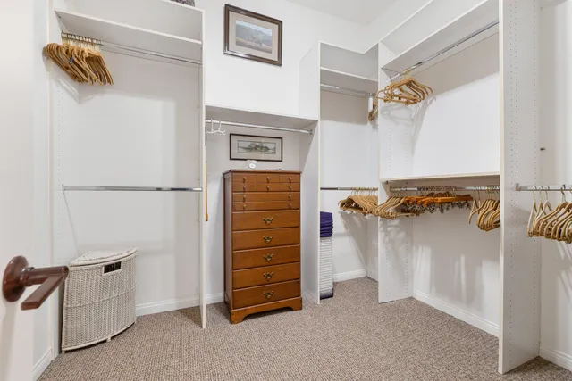 a view of walk in closet