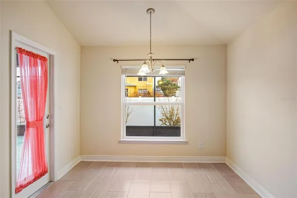 a view of a room with window walk in closet