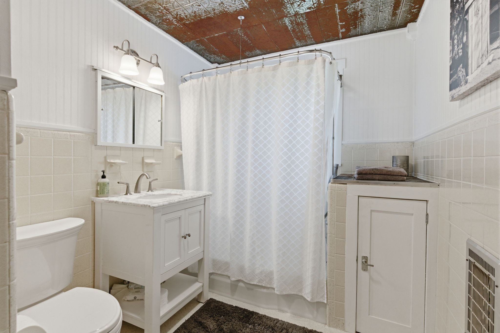 2667 Crocker Springs Road Goodlettsville, TN 37072 - Photo 24 of 64 a bathroom with a granite countertop sink toilet and shower